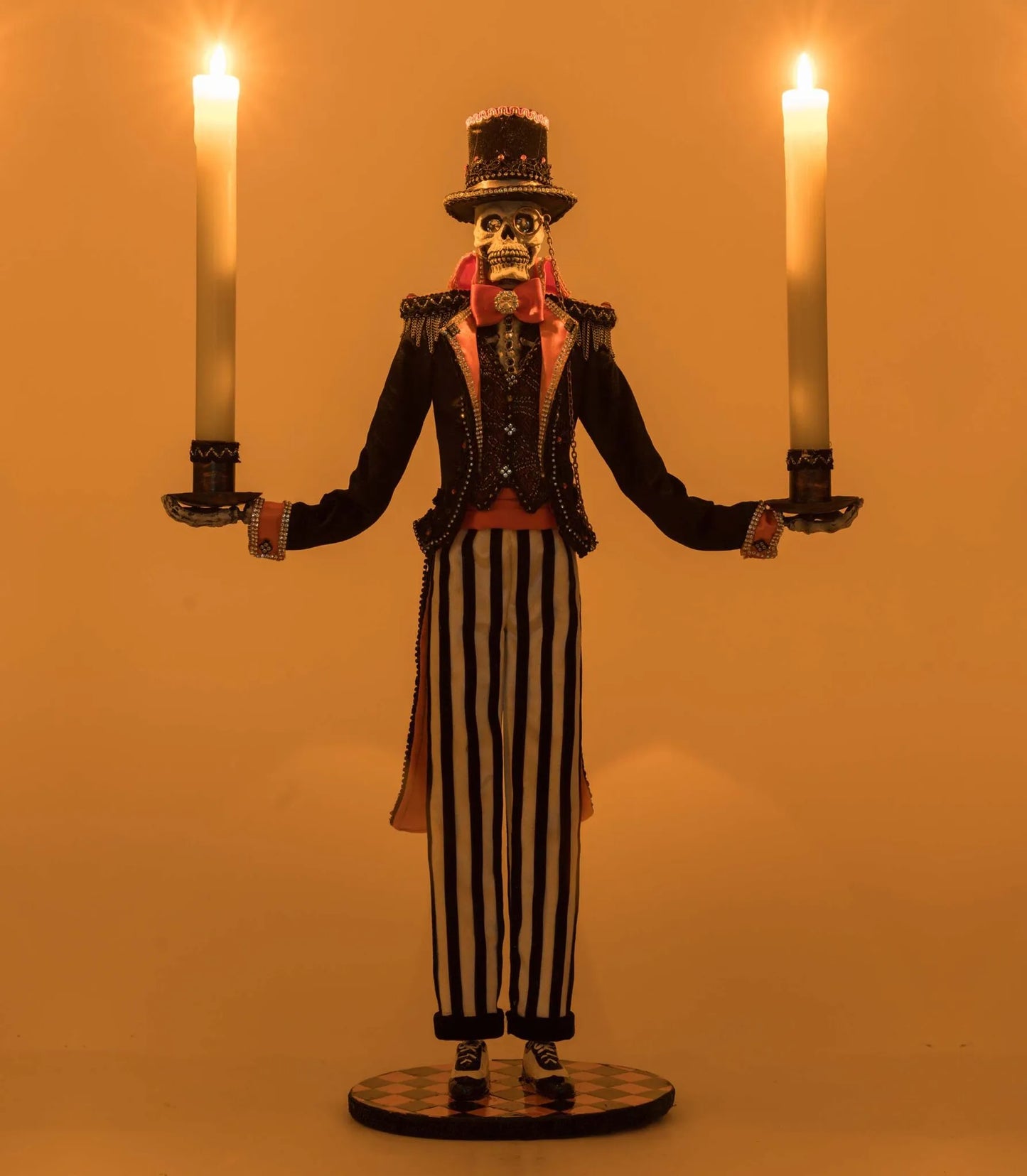 Katherine's Collection Macabre Skeleton Candelabra