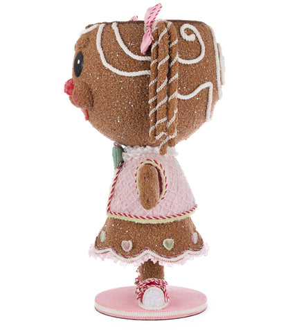 Katherine's Collection Sugar E. Sweet Gingerbread Girl Candy Container