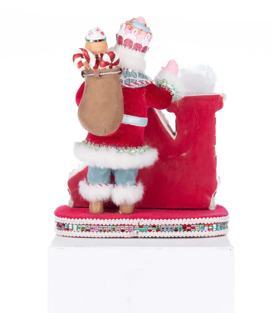 Katherine's Collection Sweet Delights Santa Stocking Holder