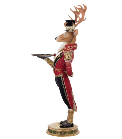 Katherine's Collection Christmas Ball Reindeer Butler 48-Inch