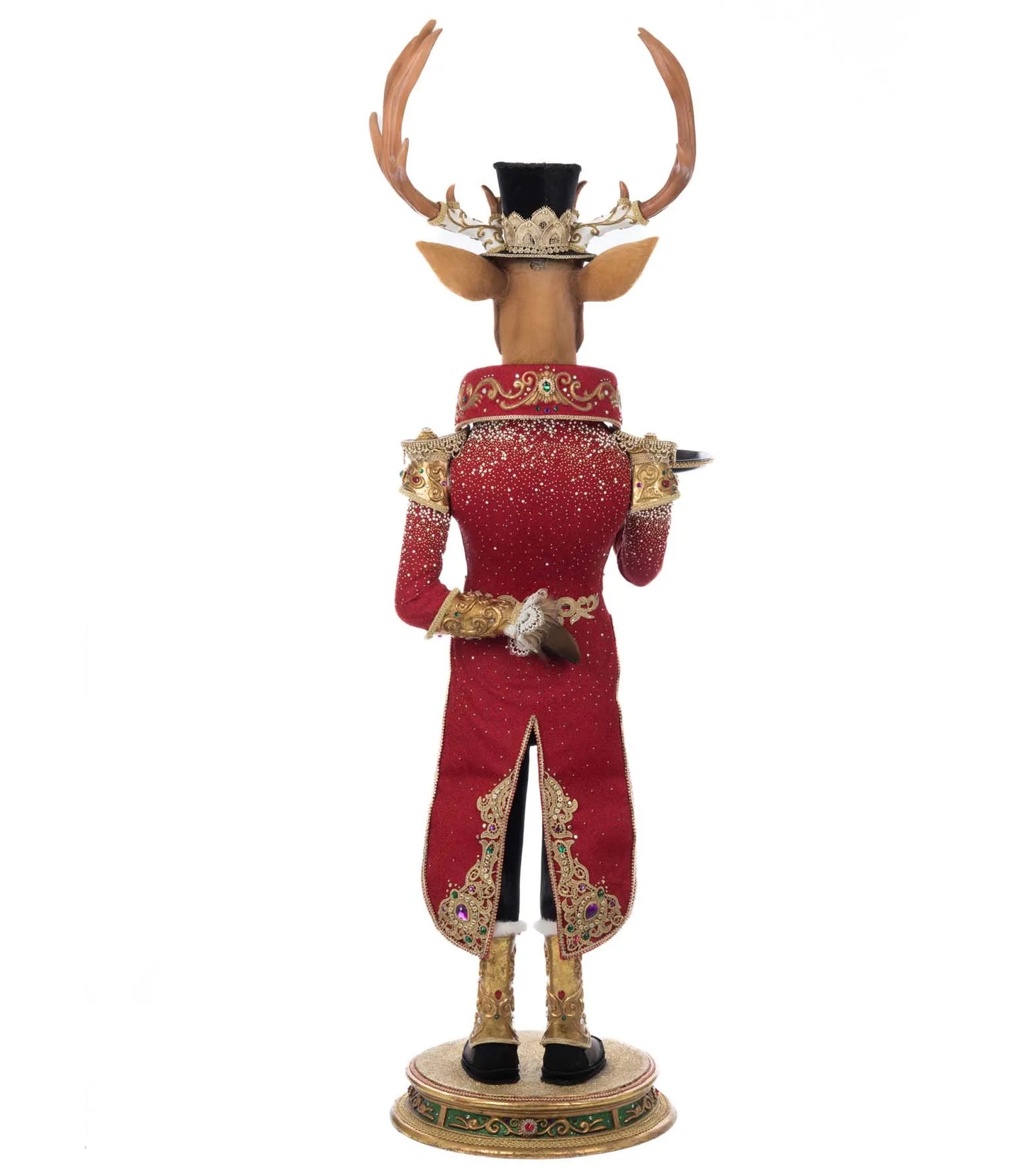 Katherine's Collection Christmas Ball Reindeer Butler 48-Inch