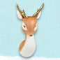 Retro Deer Wall Head Decor