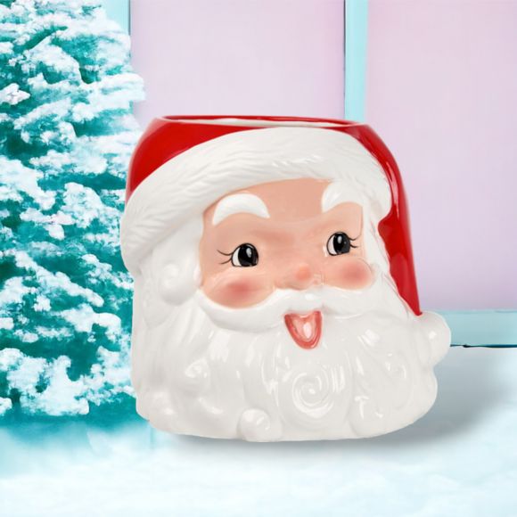 Jolly Santa Head Pot - Thumbnail 2
