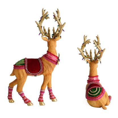 Marvelous Sitting and Standing Deer Assortment of 2 by Katherine's Collection