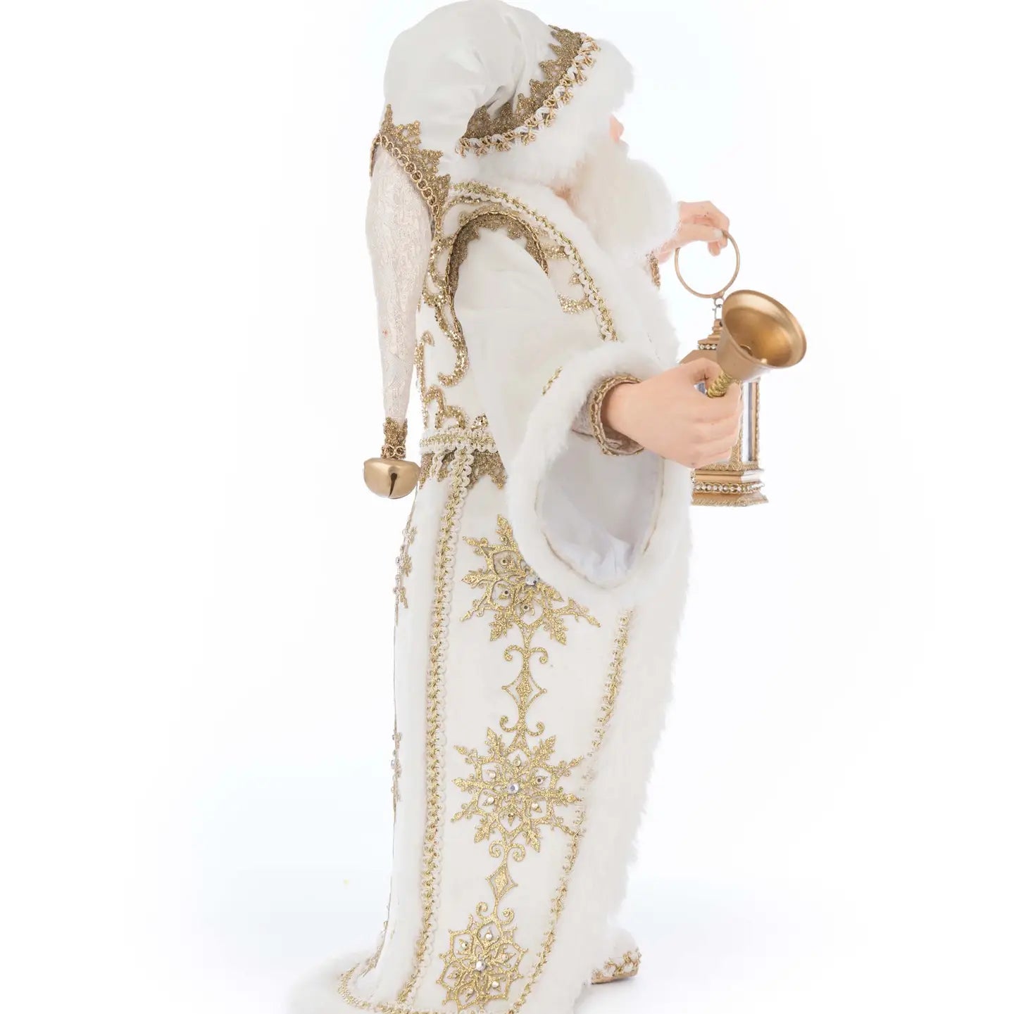 Golden Leaf Santa Tabletop by Katherine's Collection