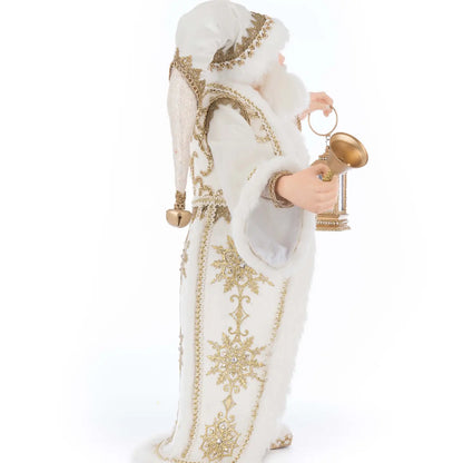 Golden Leaf Santa Tabletop by Katherine's Collection