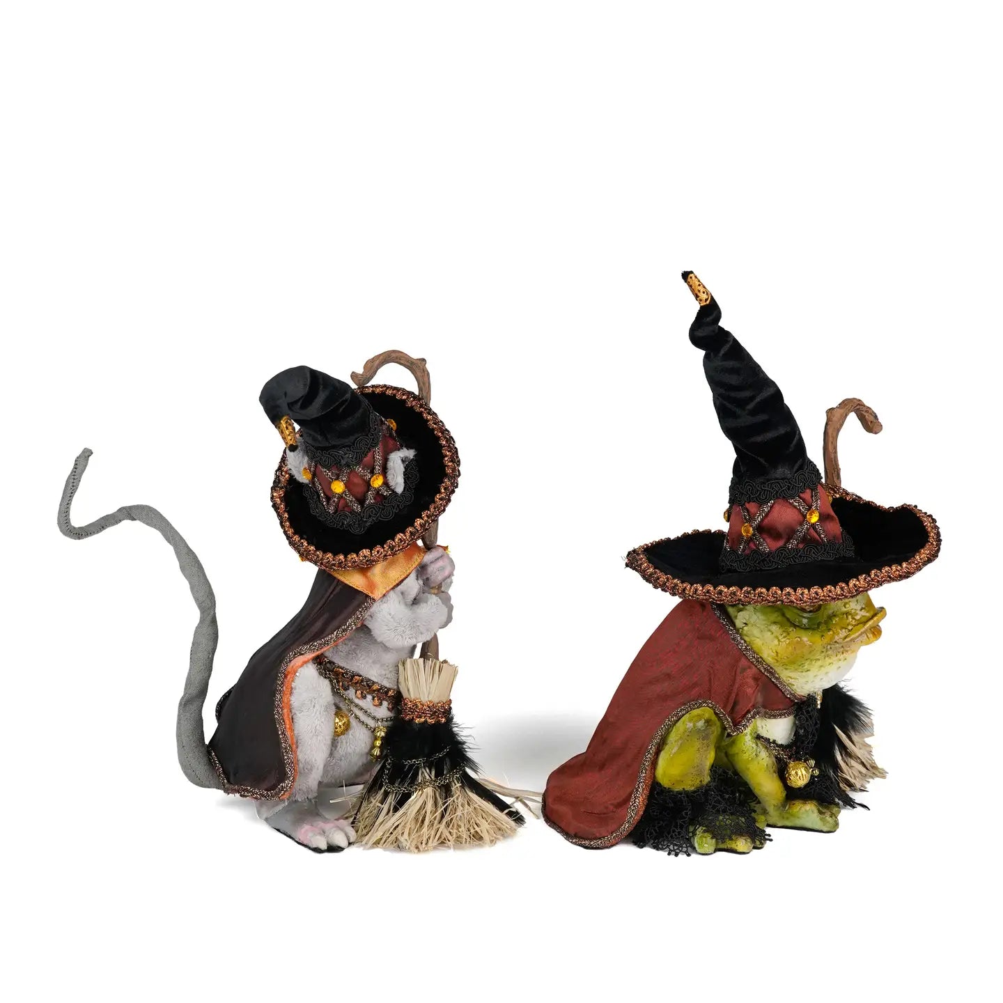 Wh Rat and Frog Witches Assortment of 2 by Katherines Collection