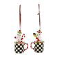 Check It Out Marshmallow Ornaments, Set Of 2