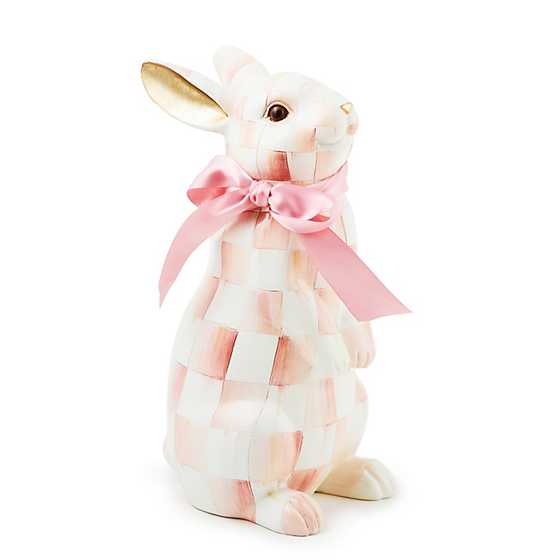 Rosy Check Standing Bunny by Mackenzie Childs