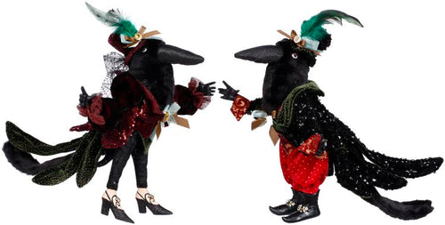 Mr. and Mrs. Crow - Set of 2