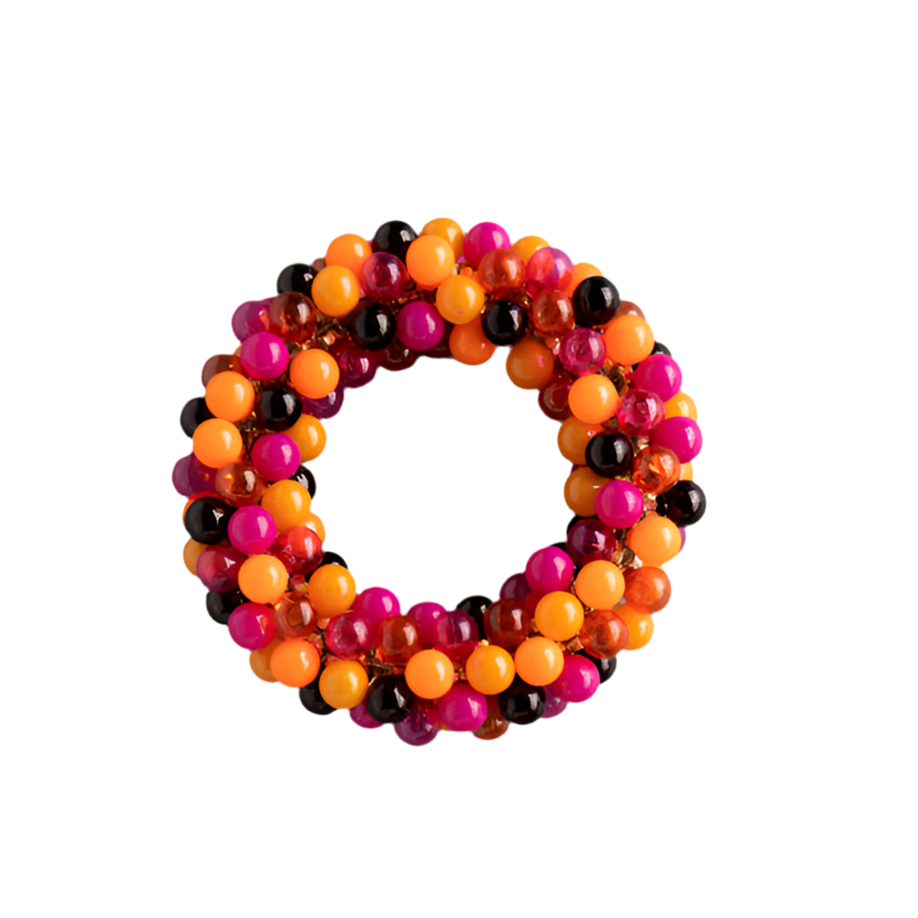 Trick or Sweet Glass Ball Wreath - 8.5"