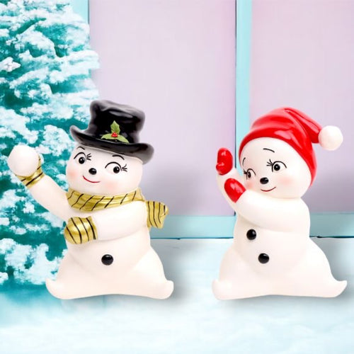 Retro Snowman Kids - Set of 2
