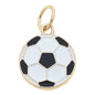 Soccer Ball Enamel Charm