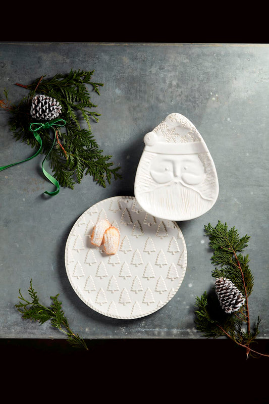 White Christmas Nested Platter Set