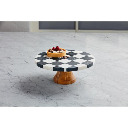 Checkered Pedestal