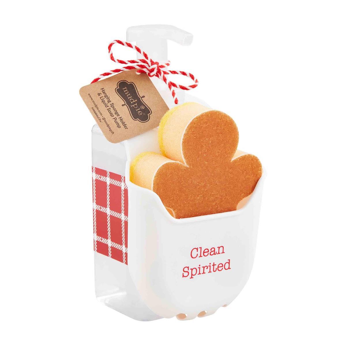 Gingerbread Soap & Sponge Caddy Set