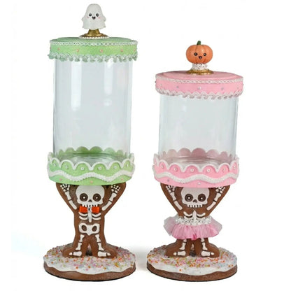 Gingerdead Jack and Jill Candy Canisters Set of 2 by Katherines Collection