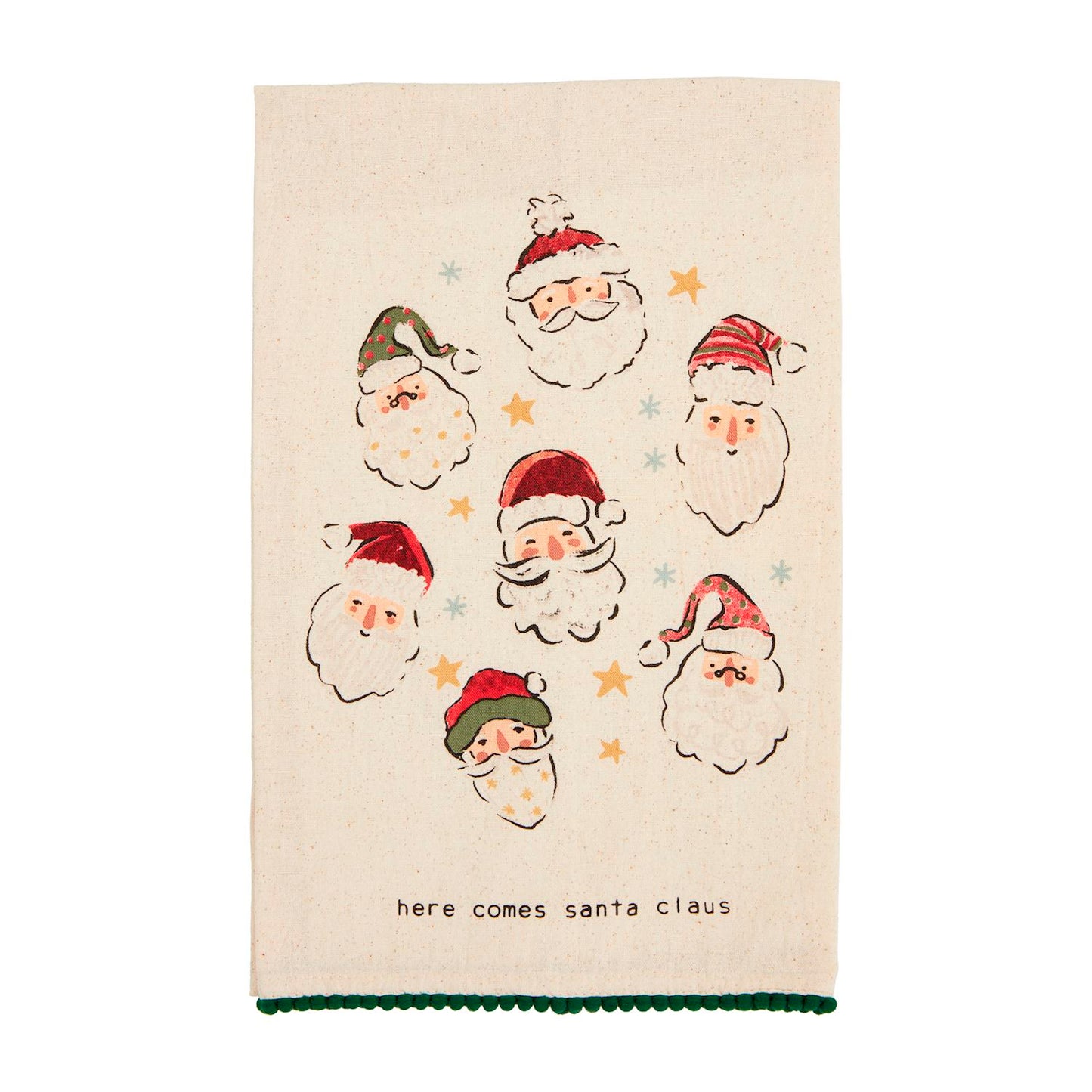 SANTA PRINTED CHRISTMAS TOWELS