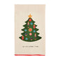 TREE PRINTED CHRISTMAS TOWELS