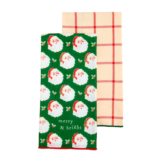 SANTA REPEAT CLASIC XMAS TOWEL