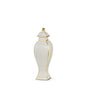 GOLD ACCENT DECORATIVE GINGER JAR 11.5"