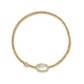 GRAYSON STRETCH BRACELET GOLD IVORY MOTHER OF PEARL