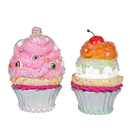 Sticky Sweet Crazy Eyes Cupcakes Assortment of 2 by Katherines Collection