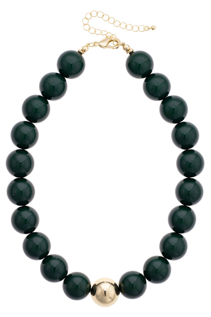 Marjorie Game Day Beaded Necklace