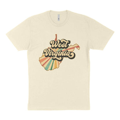 Retro West Virginia Shirt: Grey / Unisex L