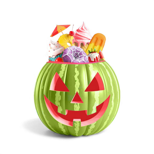 17in Watermelon Carved w/Candy