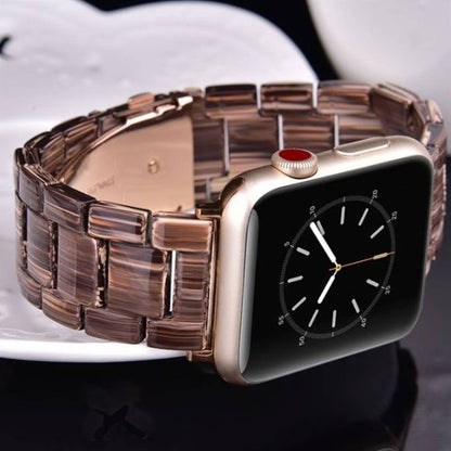 Resin Bracelet Light Weight Bands for Apple Watch: 38/40/41mm / White