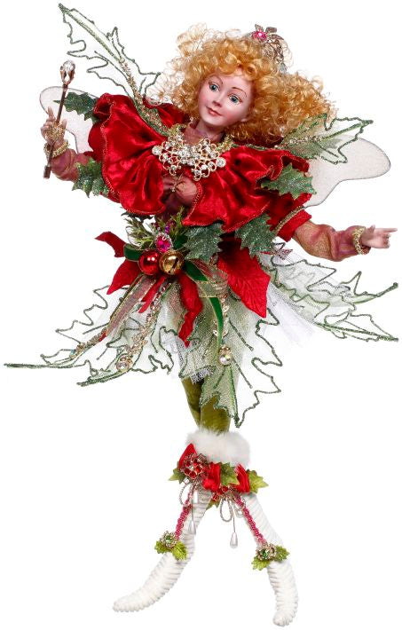 Mark Roberts Holly Bells Fairy, Medium - 19.5 Inches