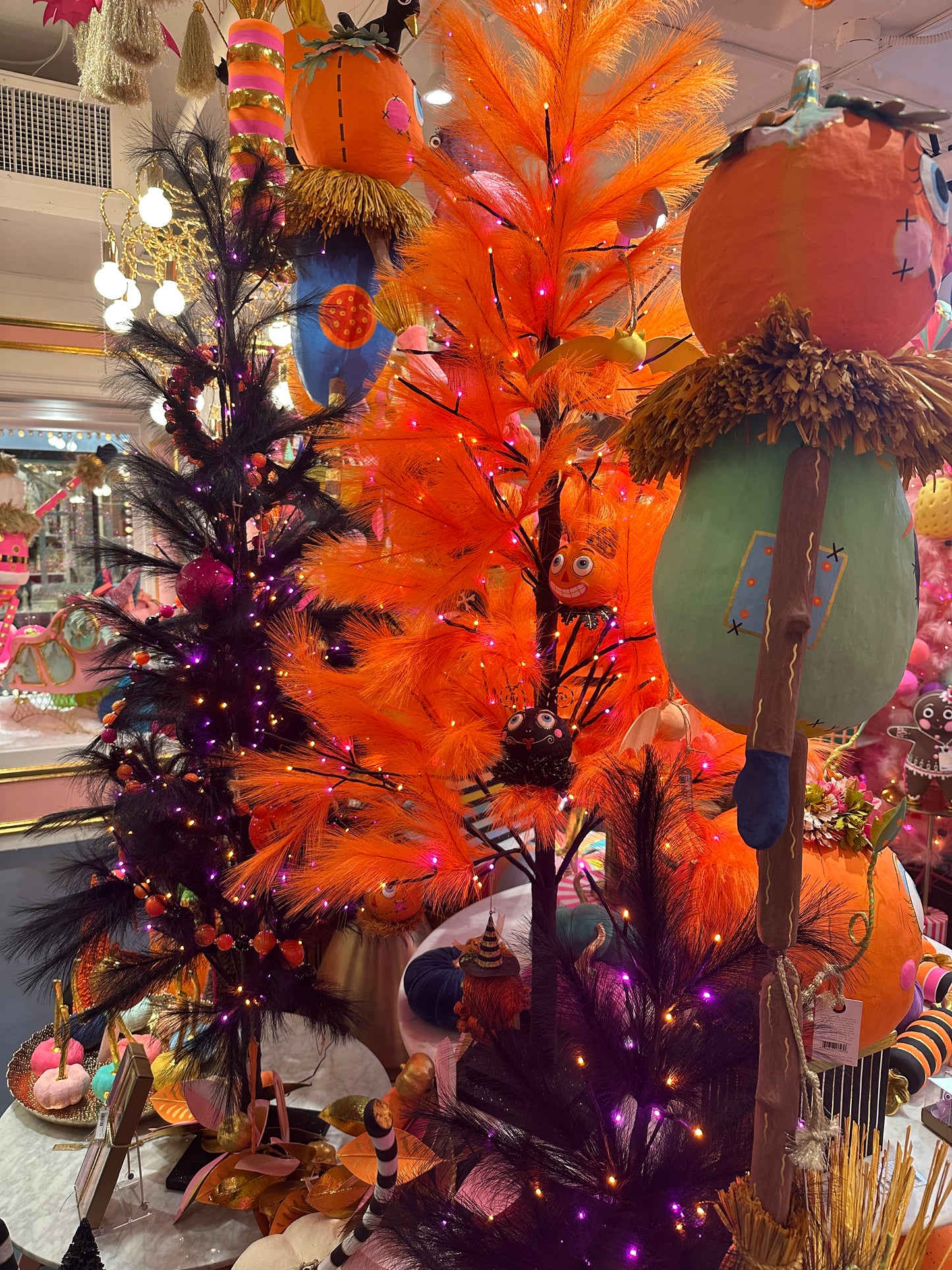 Halloween Fluffy Tree - Large - 2 Assorted