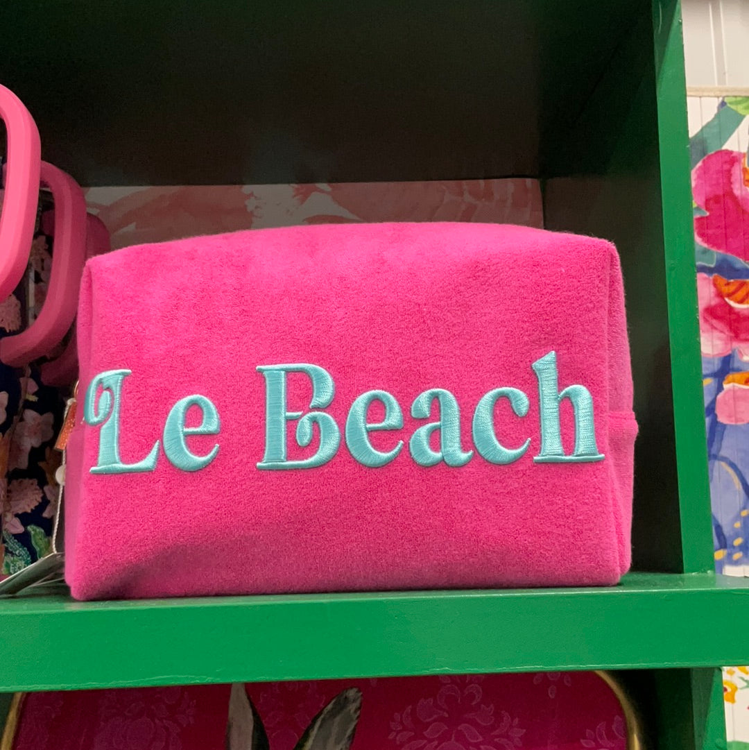 SHIRALEAH LE BEACH ZIP POUCH