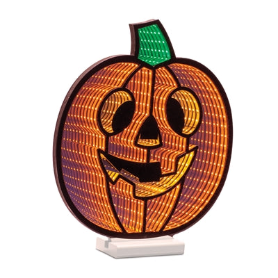 JACK-O-LANTERN INFINITY LIGHT 14.5”H  Ekkolight