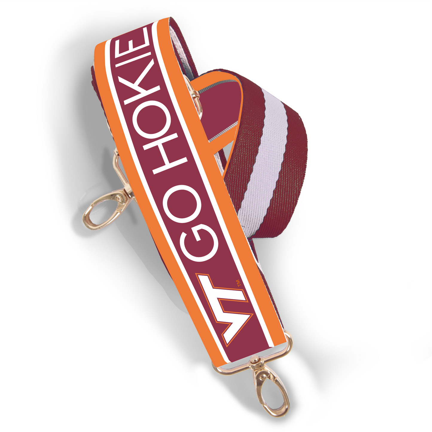 Patterned Shoulder Strap 1.5" - Virginia Tech