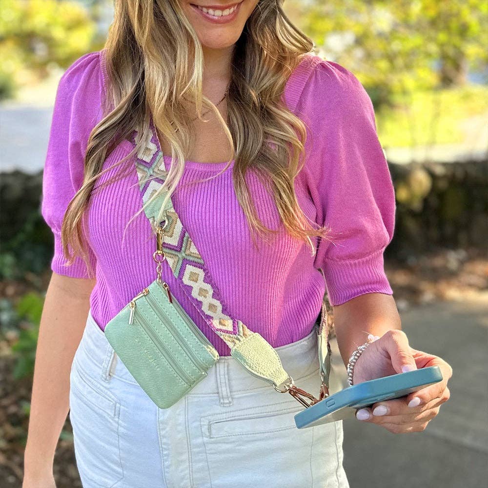 Clip & Go Strap w/Zippered Pouch