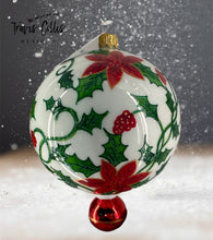 Load image into Gallery viewer, Nostalgia Bauble with Reflector - Holly - Made in Poland