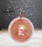 4.7" Golden Iridescent Bottle Glass Ball Ornament