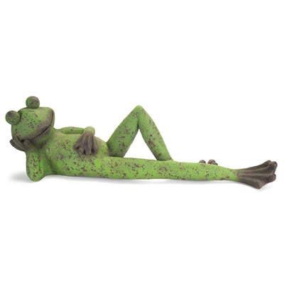 Laying Frog Figurine 38.25"L