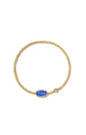 GRAYSON STRETCH BRACELET GOLD COBALT BLUE ILLUSION