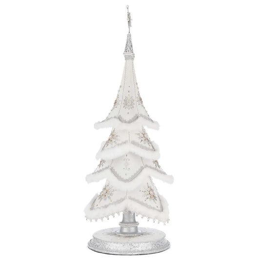 Silver Bells of Brilliance Tabletop Tree by Katherine's Collection