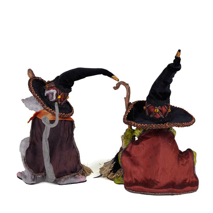 Wh Rat and Frog Witches Assortment of 2 by Katherines Collection