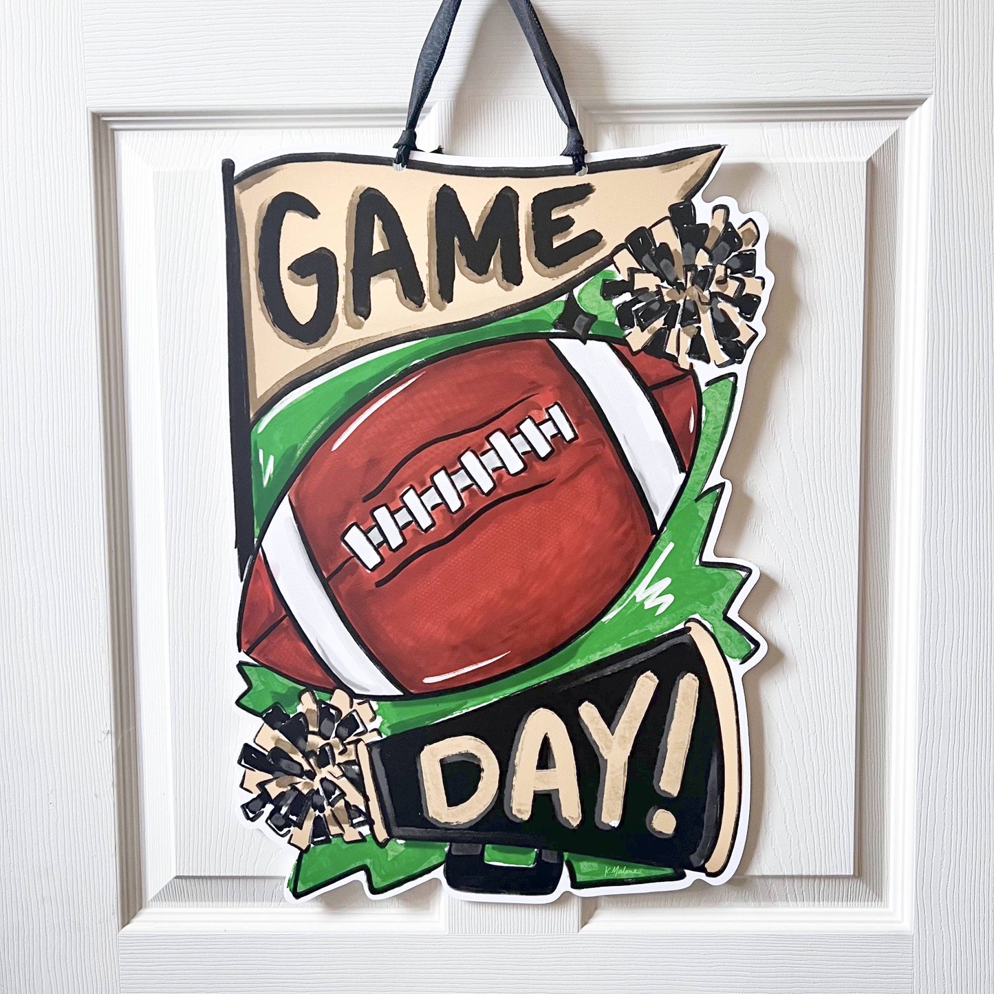 Game Day Customizable Door Hanger
