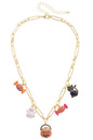 This is Halloween Enamel Charm Necklace