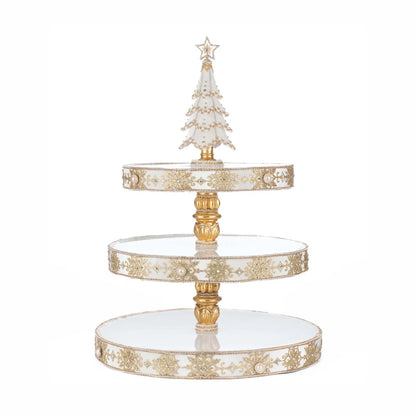 Bells of Brilliance Tiered Serving Tray by Katherine's Collection