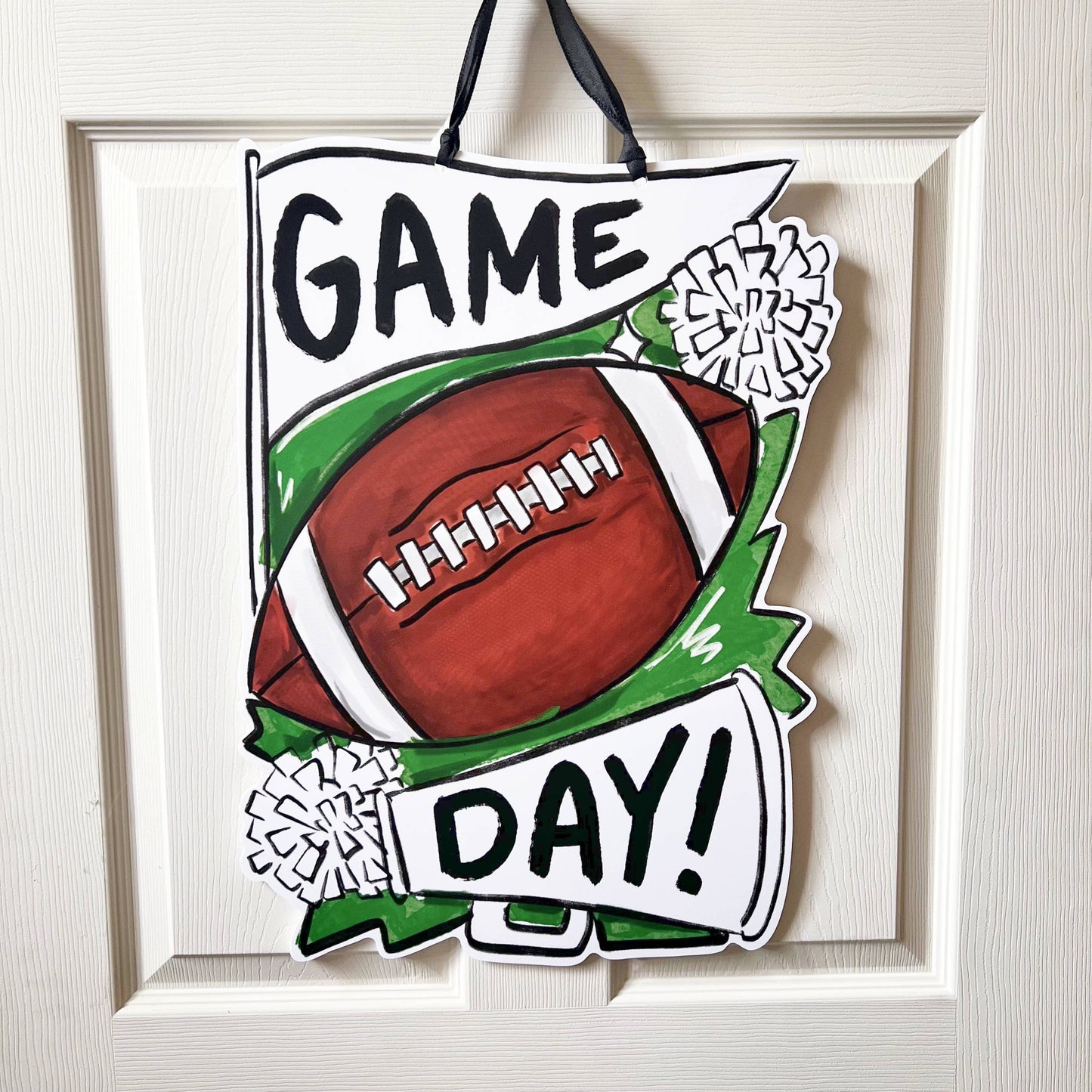Game Day Customizable Door Hanger