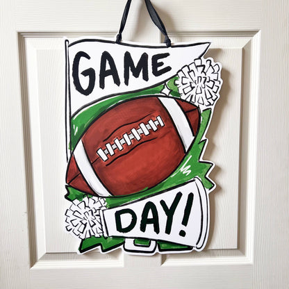 Game Day Customizable Door Hanger
