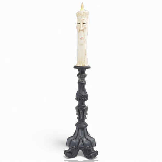 24.5in Spooky Face Candlestick