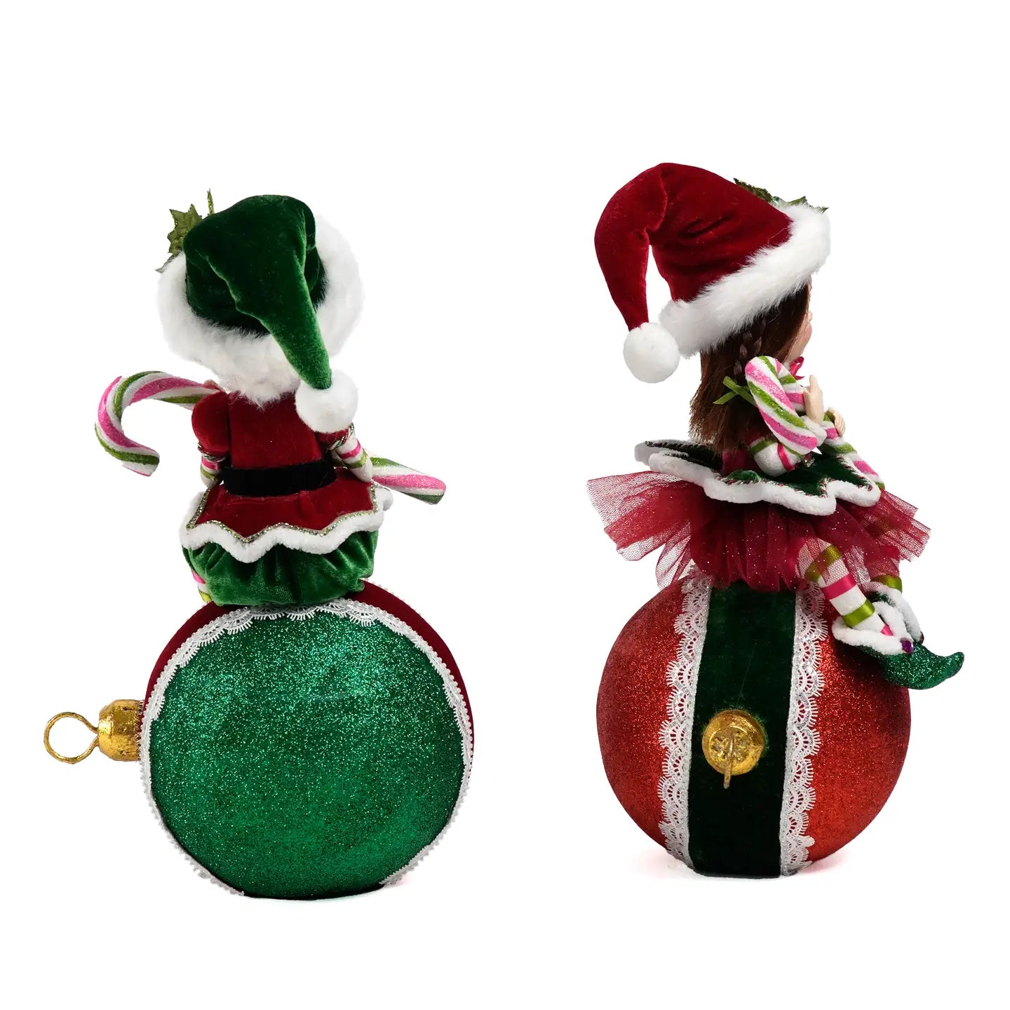Merry Elves On Ornament Assortment of 2 by Katherine's Collection